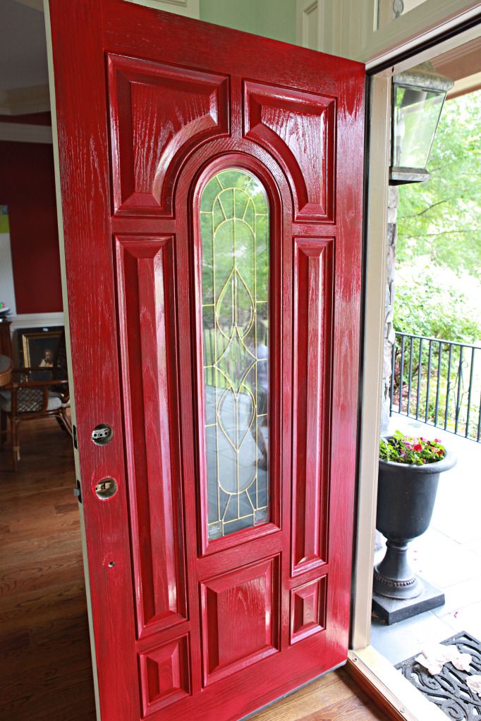 of red berlin House doors