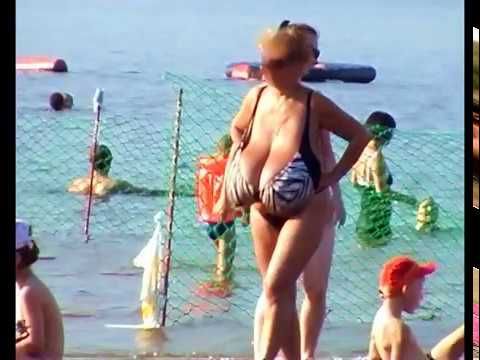 porn Granny beach