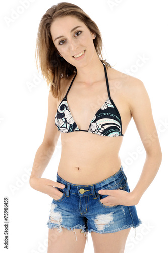 hot Teenagerin bikini