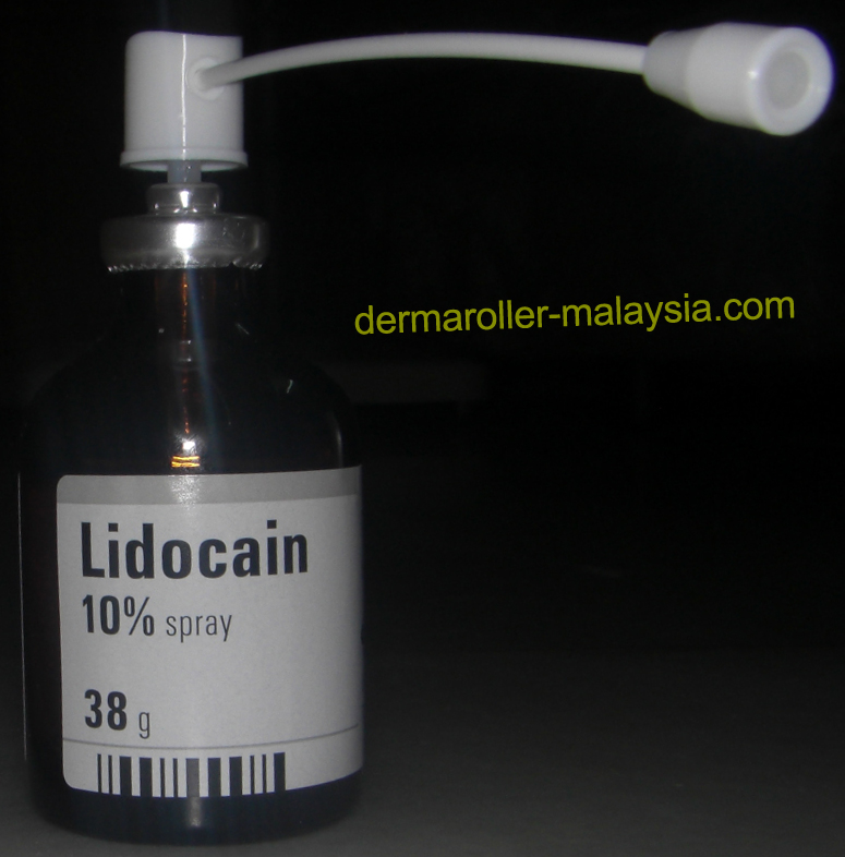 spray tattoo Lidocain