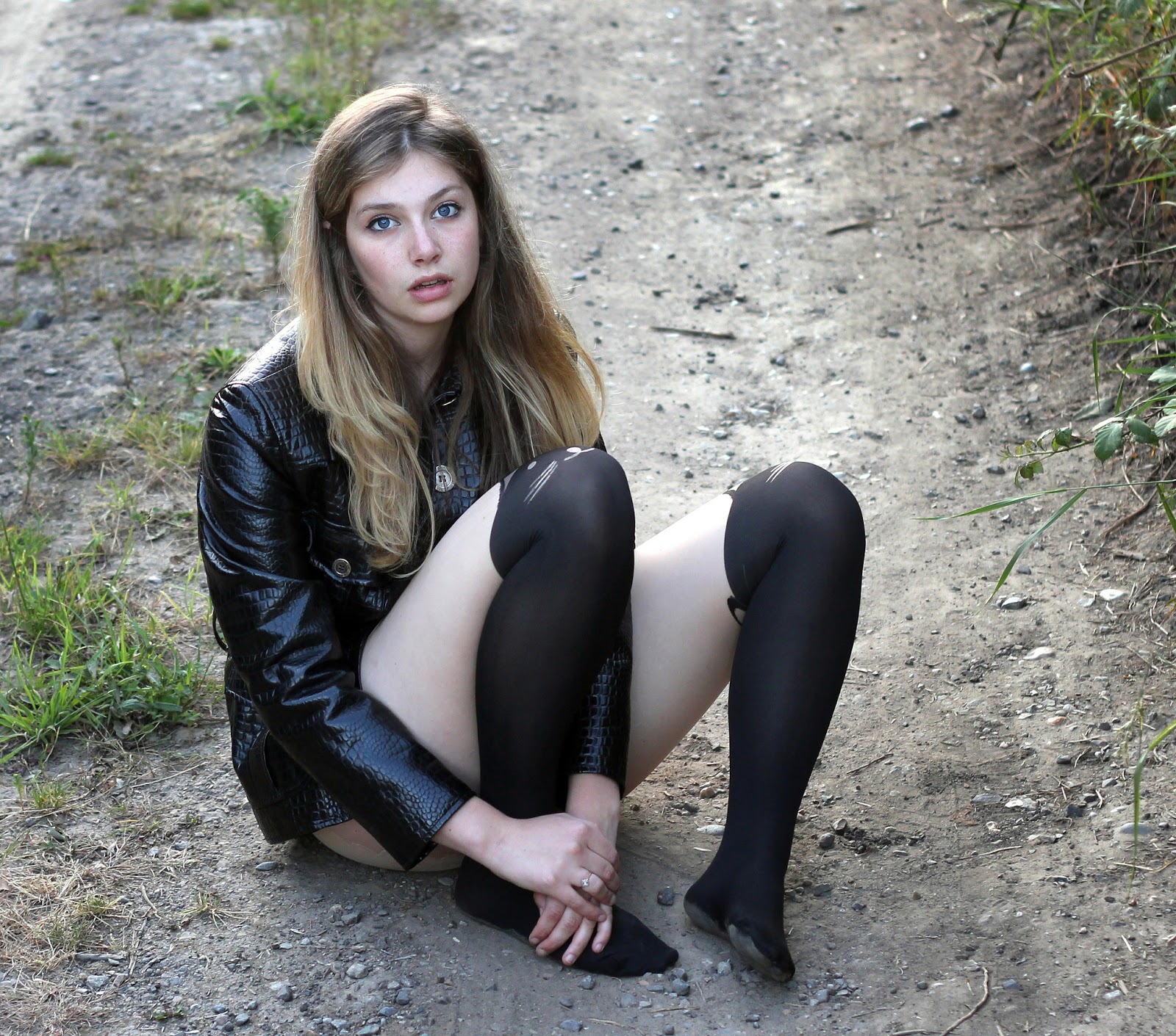 in leather Teens