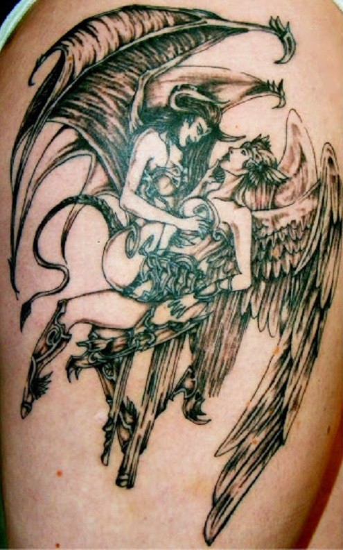 tattoo Dämonen engel