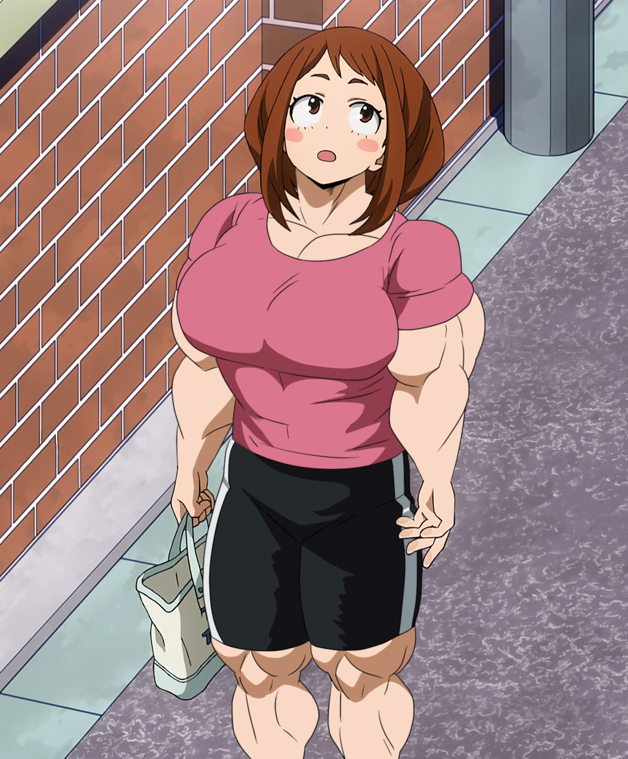 muscle Anime girl
