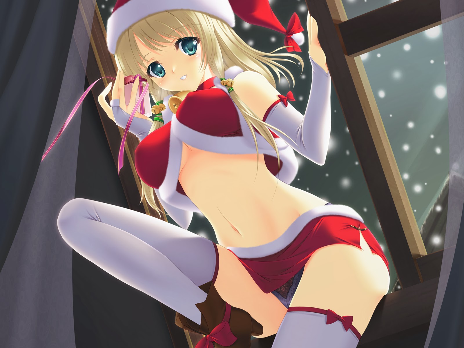 anime Christmas girl