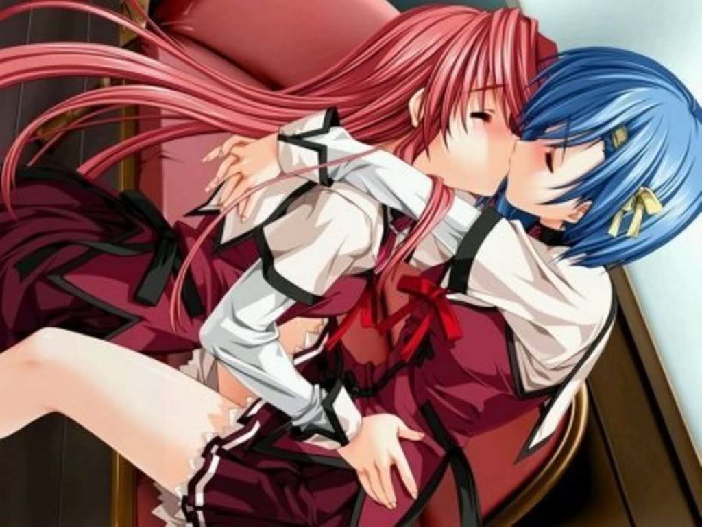 anime Lesbian sex
