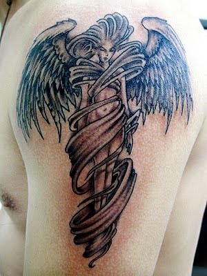 tattoo Dunkler engel