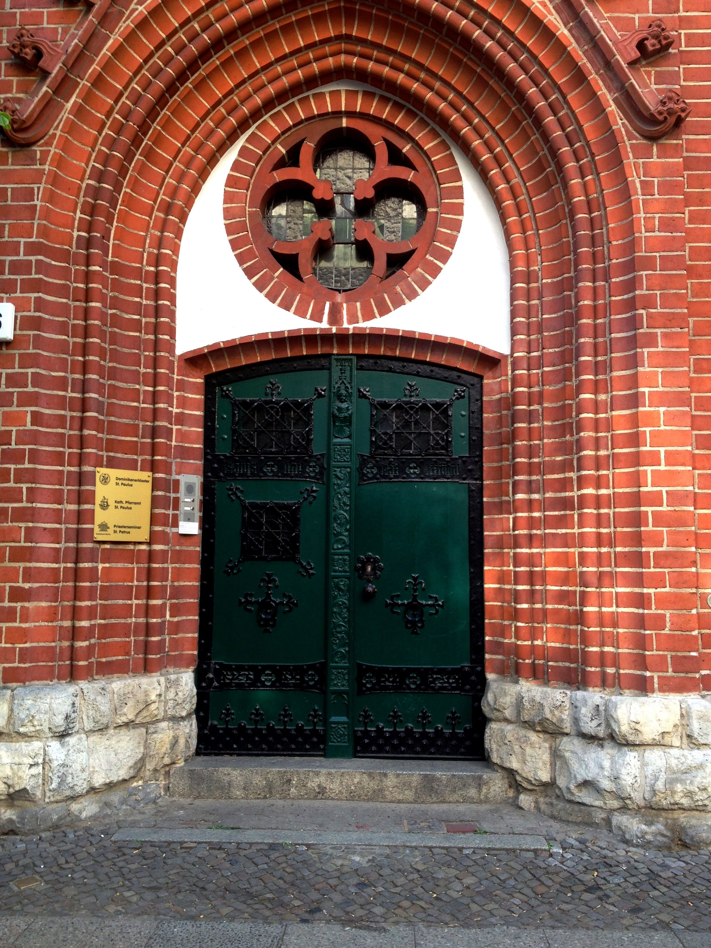 of red berlin House doors