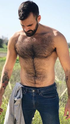 hairy gay Young