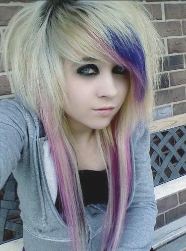 hair blond Emo girl