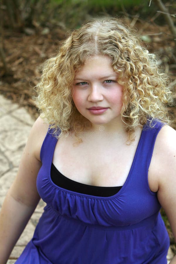 blond teen Chubby