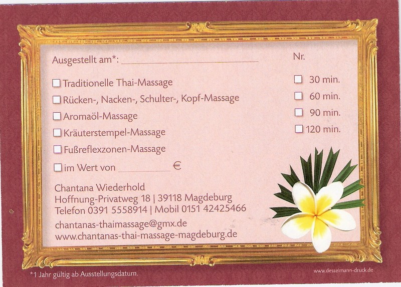 magdeburg Thai massage